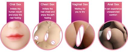 Lifelike silicone Real Sex Doll big breast Adult Love Doll for men masturbation from automaticwoman